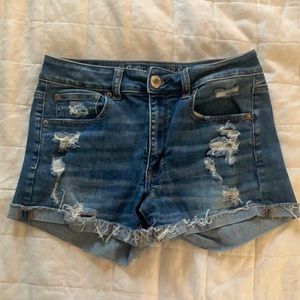 American Eagle High Waist Jean Shorts